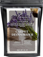 Lapew Lavender Carpet Deodorizer Powder - Pet Safe Freshener for Vacuuming | Scented Odor Eliminator for Home | 36 oz