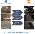 Natural Wood Beaded Seat Cover Massaging Cooling Cushion for Car Truck. Keeps The Back from Getting Sweaty While Driving. Makes Driving More Bearable and Less Painful On Long Trips