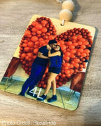 Beaded Custom Car Air Fresheners Real Photos | Double Sided | Gifts Under 10