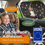 Car Window Shade for Baby with Certified UV-Protection 2 Pack - 20"x12"