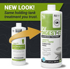 Unique RV Digest-It RV Toilet Treatment - Eliminates Odors at the Source and Liquifies Waste - 16 Uses Per Bottle (32 oz) Amazon Exclusive Packaging