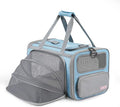 Pawaii Airline Approved Cat Carrier, Cat, Dog Carrier with ID Tag, Collapsible Pet Travel Carrier, Foldable, Protable, Comfortable, Convenient Pet Travel Carrier for Cats and Puppy