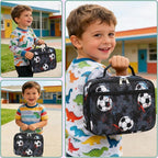 CAMTOP Lunch Box Kids Boys Insulated Lunch Cooler Bag Reusable Lunch Tote Kit for School Travel