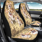 Car Seat Covers Set of 2, Seat Protector for Car Front Seat,Universal Auto Print Seat Covers for Cars SUV Trucks(Dog 81)