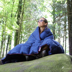 Horizon Hound Puffy Down Camping Blanket - Outdoor Travel Quilt | Sustainable, Insulated, Lightweight & Warm Gear for Sleep, Camping, Stadium, Hiking & Festivals | Water Resistant, Packable & Compact