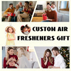 Custom Air Fresheners with Picture, Customized Photo Air freshener for Car Personalized Double Sided Hanging Air Freshener Car for Bedroom Bathroom Gifts for Him (1pcs-Crop)