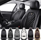 Truck Seat Covers for Toyota Tacoma 2006-2026, Waterproof Premium Leather Full Coverage Car Seat Cover, Muscle Sport Style Auto Interior Seat Cover Sets (Front Set/Black)