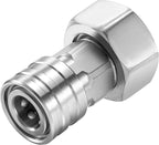 RIDGE WASHER Garden Hose to Pressure Washer Adapter, 3/4” GHT to 1/4”Stainless Steel Quick Connect, Convert Water Hoses to Power Washer Connector