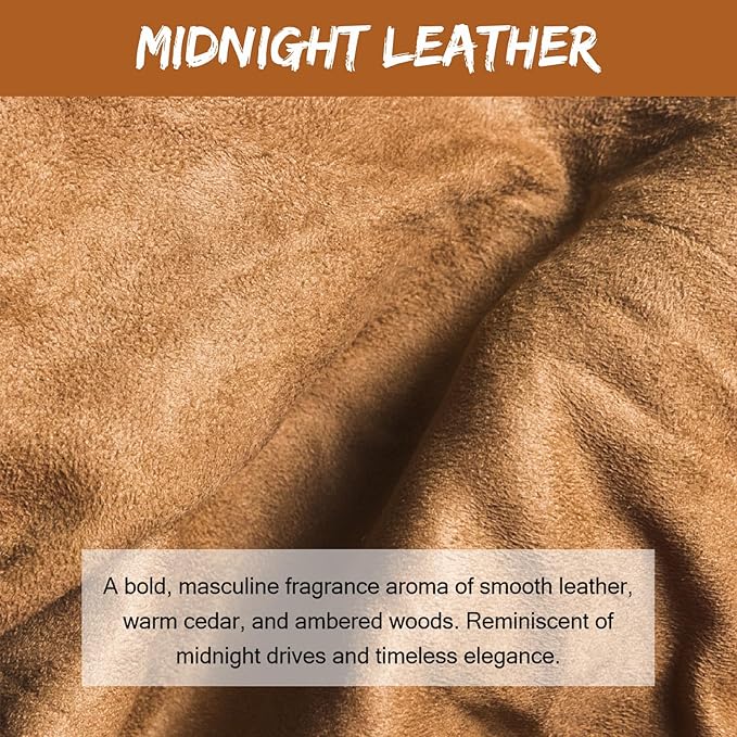 MUBYOK 1.5LB Midnight Leather Premium Scented Aroma Beads for Making Car Freshies Supplies PreScented Beads for Car Air Freshener Sachets Long-Lasing Scent