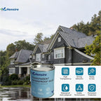 Hensire Clear Waterproof Sealant – 35oz Water-Based Transparent Waterproof Coating for Indoor & Outdoor Use, Bathroom, Concrete, Stone, Wood Surfaces
