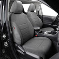 coverdream Cloth Seat Covers Full Set for 2019-2024 2025 Toyota RAV4 LE,XLE,XLE Premium,Limited,Fullly Covered,UV-Resistant,Breathable Polyester Car Seat Protector SUV Seat Cushion(Gray)