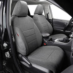 coverdream 2026 Rav4 Seat Covers Custom Fit for 2026 Toyota Rav4 Hybrid (Woodland/Limited) SUV,Full Set Polyester Car Seat Protector Grey