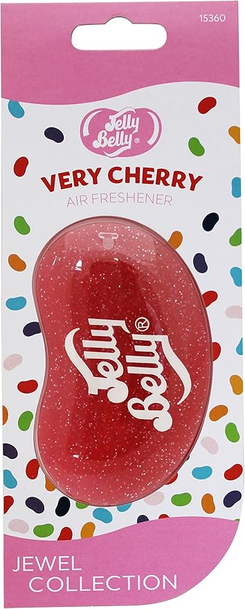 Jelly Belly 15360 3D Jewel Collection Air Freshener - Very Cherry