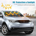 Funny Squirrel Car Windshield Sun Shade Foldable Sunshade Front Window Cover Sun Visor Protector Accessories (59x27.5 inches)