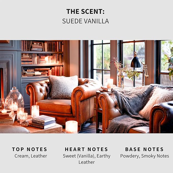 Lapew Suede Vanilla Carpet Deodorizer Powder - Pet Safe Freshener for Vacuuming | Scented Odor Eliminator for Home | 36 oz