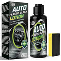 Plastic Restorer for Cars, 100ml Long-Lasting Black Trim Restorer, Waterproof, UV & Stain-Resistant, Ceramic Coating-Helps Repair Faded or Damaged Black Plastic Trim - Works in Seconds