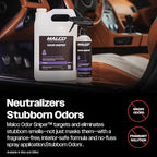 Malco Odor Sniper - Fragrance-Free Odor Eliminator for Car Interiors/Penetrates Odors at the Source/Chemically Neutralizes Foul Scents in Your Vehicle / 16 Oz. (199016)