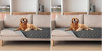 gogobunny 3X Stronger Waterproof Pet Blanket, Scratch Proof Furniture Protector for Dogs Cats, Reversible Cover 30x70 Inch, Dark Grey/Light Grey (Pack of 2)