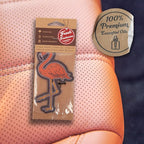 Flamingo Car Air Freshener 4 Pack Scented With Premium Oils By Fresh Fresheners