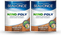 Seal-Once Nano+Poly Penetrating Wood Sealer with Polyurethane - Premium Waterproof Sealant -2 Gallon & Bronze Cedar