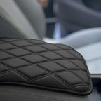 FH Group Neosupreme Black Diamond Pattern Center Console Pad – Water-Resistant Armrest Cover Protector for Cars, SUVs & Trucks