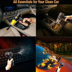 Handheld Car Vacuum, Cordless Portable Vacuum Cleaner with 18000Pa Suction, USB-C Rechargeable, Mini Vacuum for Car, Home, Office, Pet Hair Remover Glove (Black)