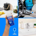 Ozium Air Sanitizer, 2 oz Car Fogger: Single-Shot Smoke Odor Eliminator & Car Air Freshener (Original+That New Car Smell+Carbon Black, 3 Pack Variety)