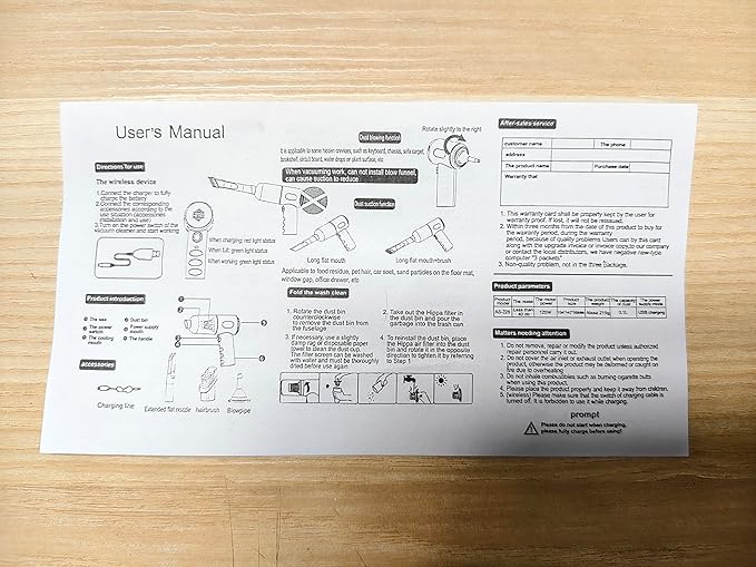 YUNYILAN Wireless Handheld Car Vacuum Cleaner High Power Rechargeable Household Mini Vacuum, Vacuum for Desk, Home and Office Dust Cleaning, Protable Vacuum Cleaner for Car