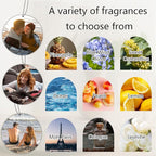 Custom Air Fresheners with Picture, Personalized Photo Air Freshener for Car Wardrobe Bathroom Hanging Ornaments (Round-)