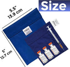 FRIO Cooling Wallet - Insulin Cooler for 45+ Hours of Stress Free On The Go - Blue - Small