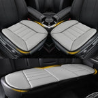 kingphenix 3-Piece Car Seat Cushion Set, 1.2inch Memory Foam Comfort, 2 Front Automotive Seat Cushions + Rear Bench Cushion, Non-Slip Bottom, Fits Sedan SUV Truck Van, Car & Office Chair, Gray