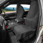 Leader Accessories 2pcs Grey Waterproof Towel Auto Car Seat Cover Protector Machine Washable - Fit Yoga Running Crossfit Athletes Beach Swimming Outdoor Sports