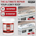 RV Roof Coating, Easy to Apply Solar Reflective, Quick Drying RV Roof Sealant, Trailer and Camper Roof Leak Repair Liquid Waterproof Sealant, 4 Gallon (White)