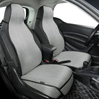 Auto Newer Car Seat Cover,Breathable Front Car Seat Cushion,Comfortable Car Seat Protector,Anti-Slip Full Wrap Driver Car Seat Protector with Storage Pocket,Universal All Seasons(Gray,2PCS)