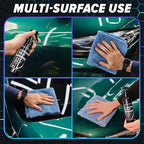 Carfidant Ceramic Silk - Ceramic Coating Spray - High Gloss, Hydrophobic Protection & Chemical Resistance for Cars, RVs & Boats - Long-Lasting Shine & Durability for Exterior Detailing - 16.9 fl. Oz.