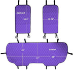 FH Group Car Seat Cover Cushion - Cars Trucks SUV, Neosupreme Car Seat Cushions, Waterproof Car Seat Cover Cushion, Universal Fit Car Seat Protector Rear Set Purple