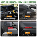 Plastic Restorer for Cars, Black Trim Restorer Car Plastic Restorers Black Crystal Coating for Automotive Parts Vehicles Interior Scratch Remover Shiny Car Stuff,30ML