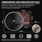 WOCOCN Customized Photo Car Air Freshener, Double-Sided Record Player Design, Unique Turntable Vinyl Shape,Meaning Gifts for Dad, Mom, Friends, Colleagues（9pcs）
