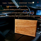 Car Air Freshener Wood Air Freshener - Car Odor Eliminator for Visor Clip Auto Accessories - Metal Clip - Essential Oils - Clean Ingredients - Teak Scent Starter Kit3pcs（Cabana/pine/amber）