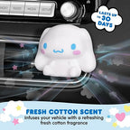 Carbella Hello Kitty Car Air Freshener – Cute and Long-Lasting Cinnamoroll Air Freshener for Car, Easy Clip-On Hello Kitty Car Accessories, Odor Eliminator, Fun Scents, 30 Days Freshness, White/Blue