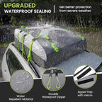Sailnovo Rooftop Cargo Carrier Roof Bag,20 Cubic feet Soft PVC Waterproof Roof Bag for Most Vehicles with/Without Rack with Strap,Anti-Slip Mat,Padlock,Foldable Car Top Carrier for Road Trip Camping