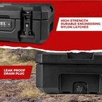 RUGCEL 98L Off-Road Storage Case - 90 Quart Waterproof Dry Box for Overland Trips, Car Camping & Roof Gear Storage