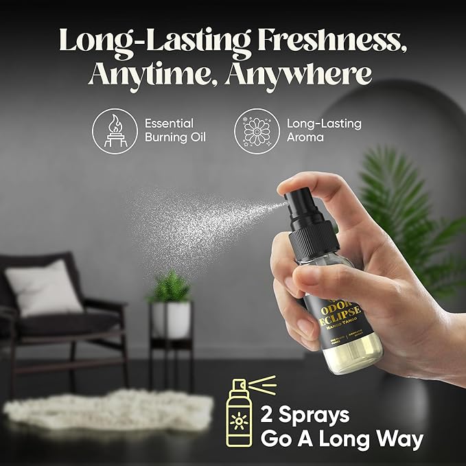 Car Air Freshener | 100% Oil-Based Concentrated & Long Lasting Car Air Scent for Men & Women - Automotive Air Freshener & Odor Eliminator for Home, Bathroom, & Office (Mango Tango)