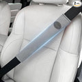 Wigoo 2026 Upgraded Version Suede Car Seat Belt Cover, [Reduces Neck Friction & Enhances Comfort], Soft Shoulder Pad Protector, Auto Interior Accessories,(2 Packs, 13.9Inch), Grey