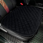 surpassme 2 Comfortable Car Seat Covers Universal Front Seat Coves for Car Accessories with Storage Pockets, Padded Car Interior Covers for Automotive, SUV, Truck, and Van (Black)