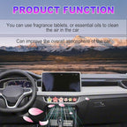 6PCS Car Cherry Blossom Vent Clips Cute Floral Scented Air Freshener Decor Pink Floral Auto Accessories for Women Aesthetic Car Interior Decorations