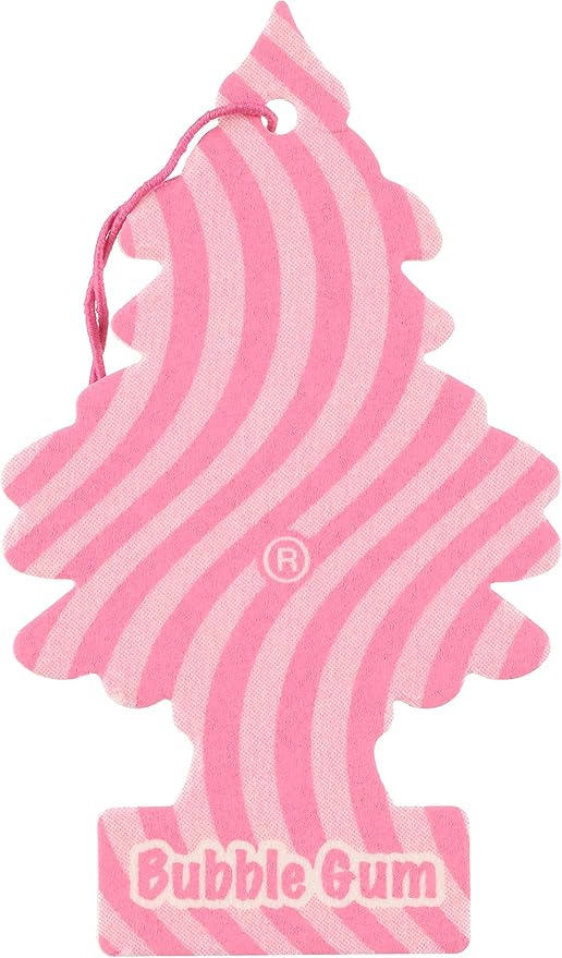 Little Trees Air Freshener Tree MTR0066 Bubble Gum Fragrance For Car Home Boat Caravan - Single Pack