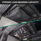 Car Sunroof Organizer Bag Compatible with 2024 2025 Hummer EV Hardtop Roof Panel Storage Bag Waterproof Foldable Multi-Function Car Rooftop Carrier Sunroof Storage Bags (Front Left Side)