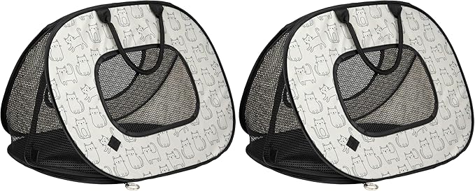 SportPet Designs Soft Sided Cat Carriers, Tan 20" (Pack of 2)