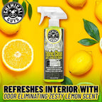 Chemical Guys Foaming Citrus Fabric Clean Carpet & Upholstery Cleaner, Ready to Use, Sprayable (for Carpets, Seats & Floor Mats), Safe for Cars, Home, Office, & More, 32 fl oz, Citrus Scent